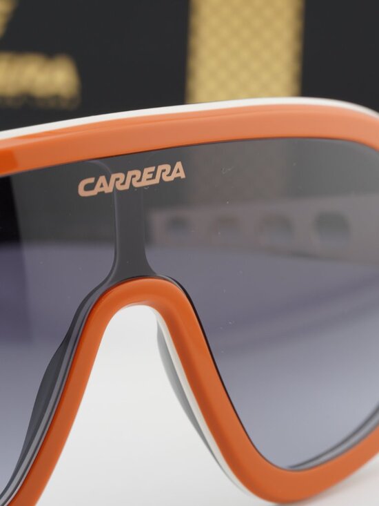 Carrera FLAGLAB 17 0C3E 9O Shield Sunglasses - Orange / Grey main image 6
